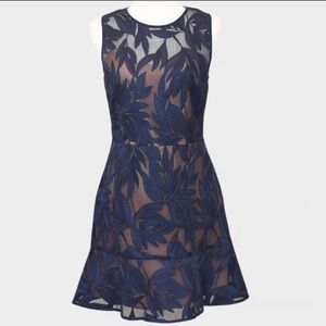 Michael Kors  Navy Blue Lace Dress